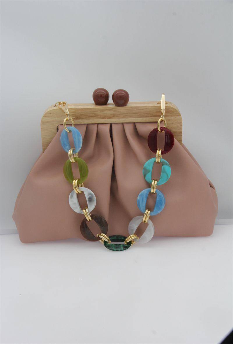 Wholesaler ORIENT&CO - Pouch bag python style 100% real leather