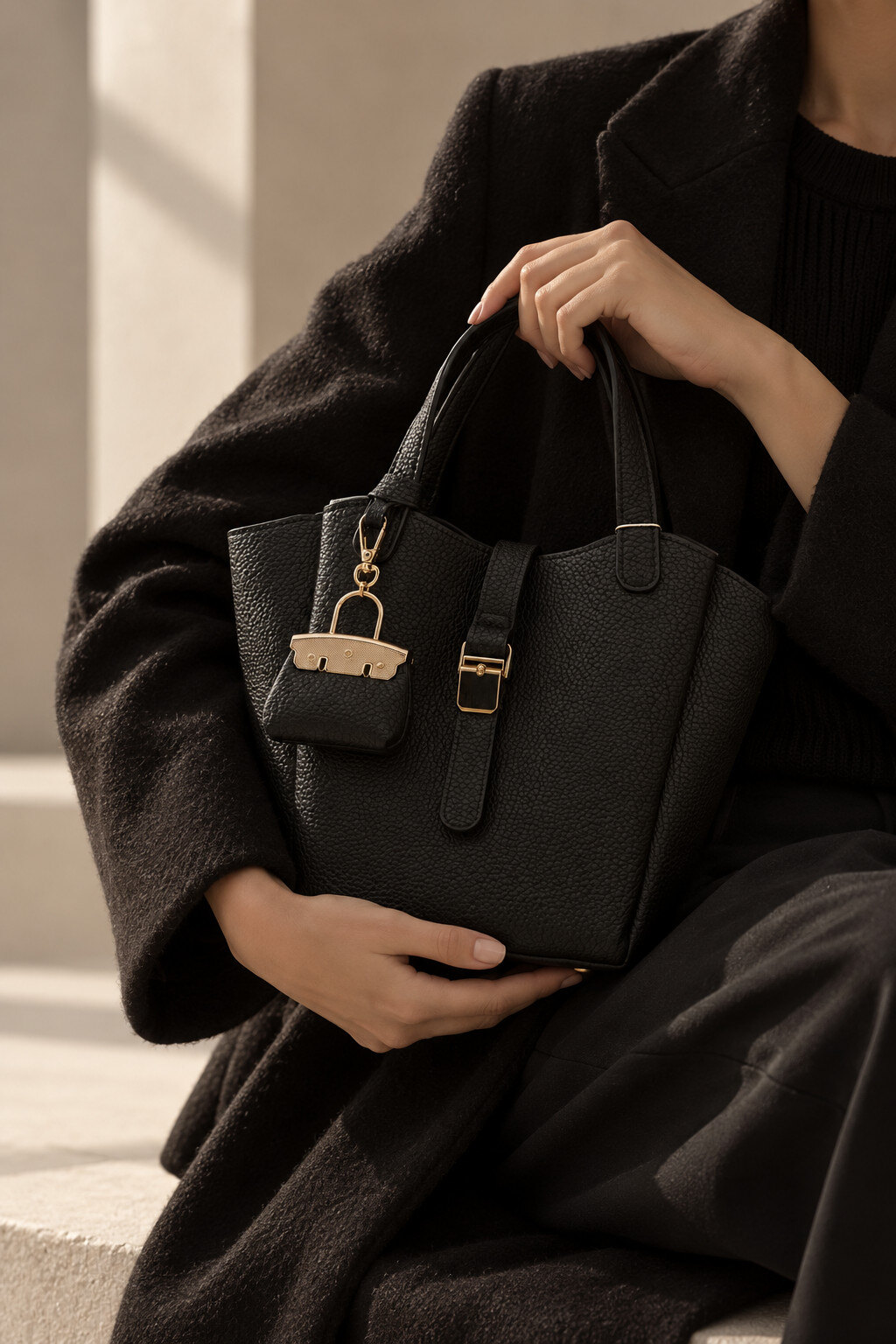 Mayorista ORIENT&CO - Bolso de mano con correa de PU