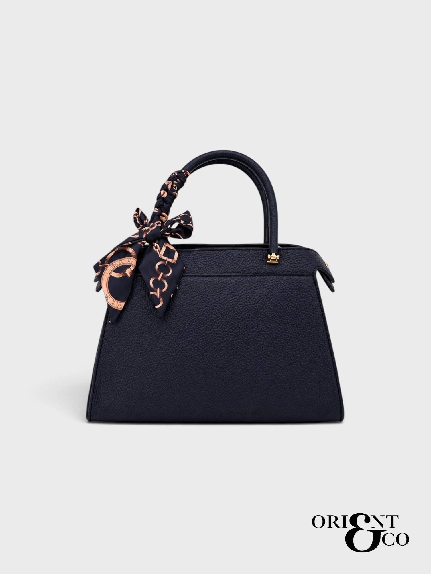 Wholesaler ORIENT&CO - Handbag with scarf with strap in PU