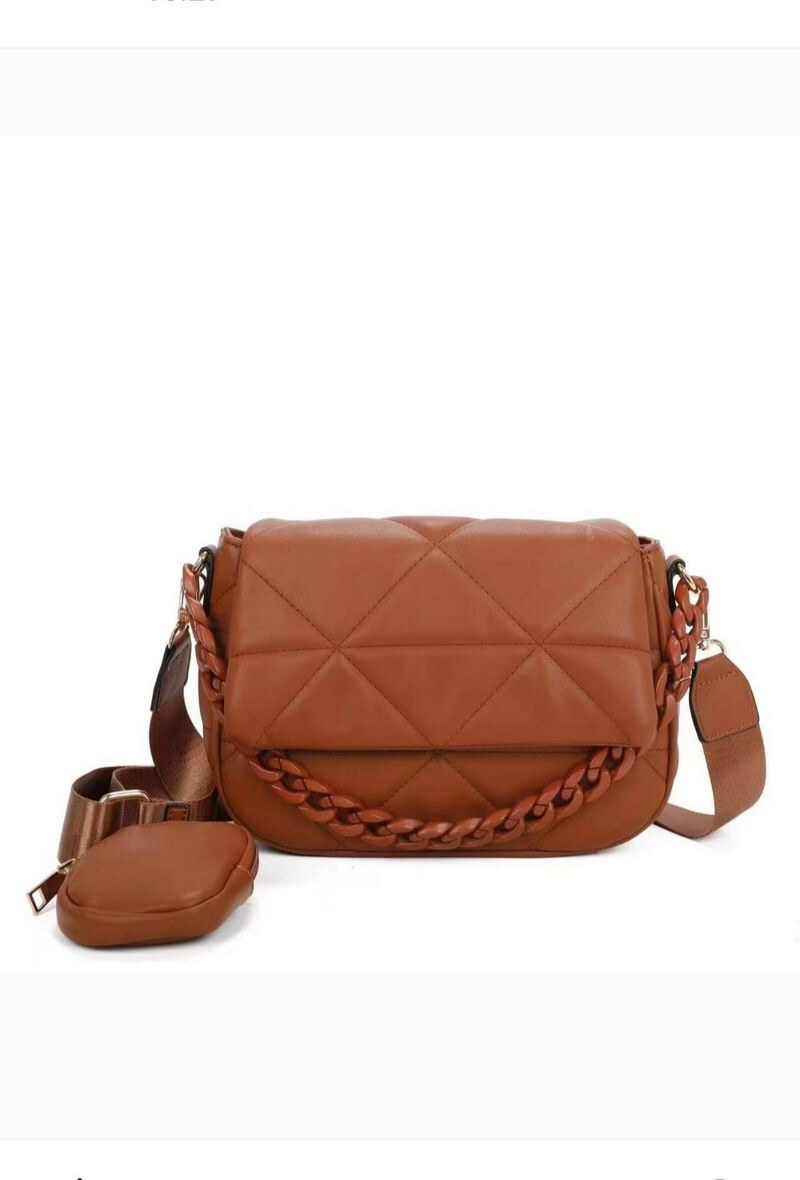 Großhändler ORIENT&CO - Schultertasche mit Mini-Tasche