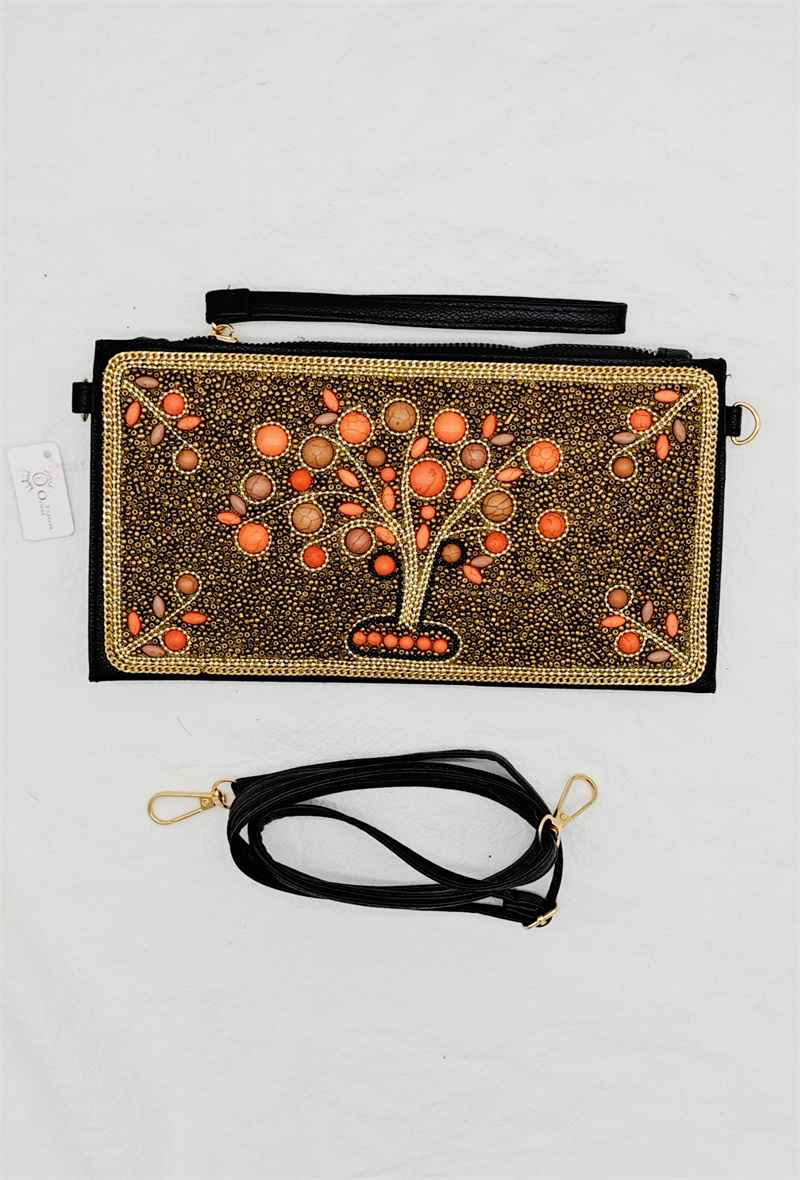 Wholesaler ORIENT&CO - Croco style shiny handbag