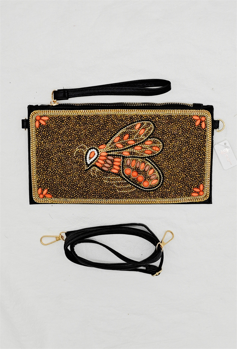 Wholesaler ORIENT&CO - Croco style shiny handbag