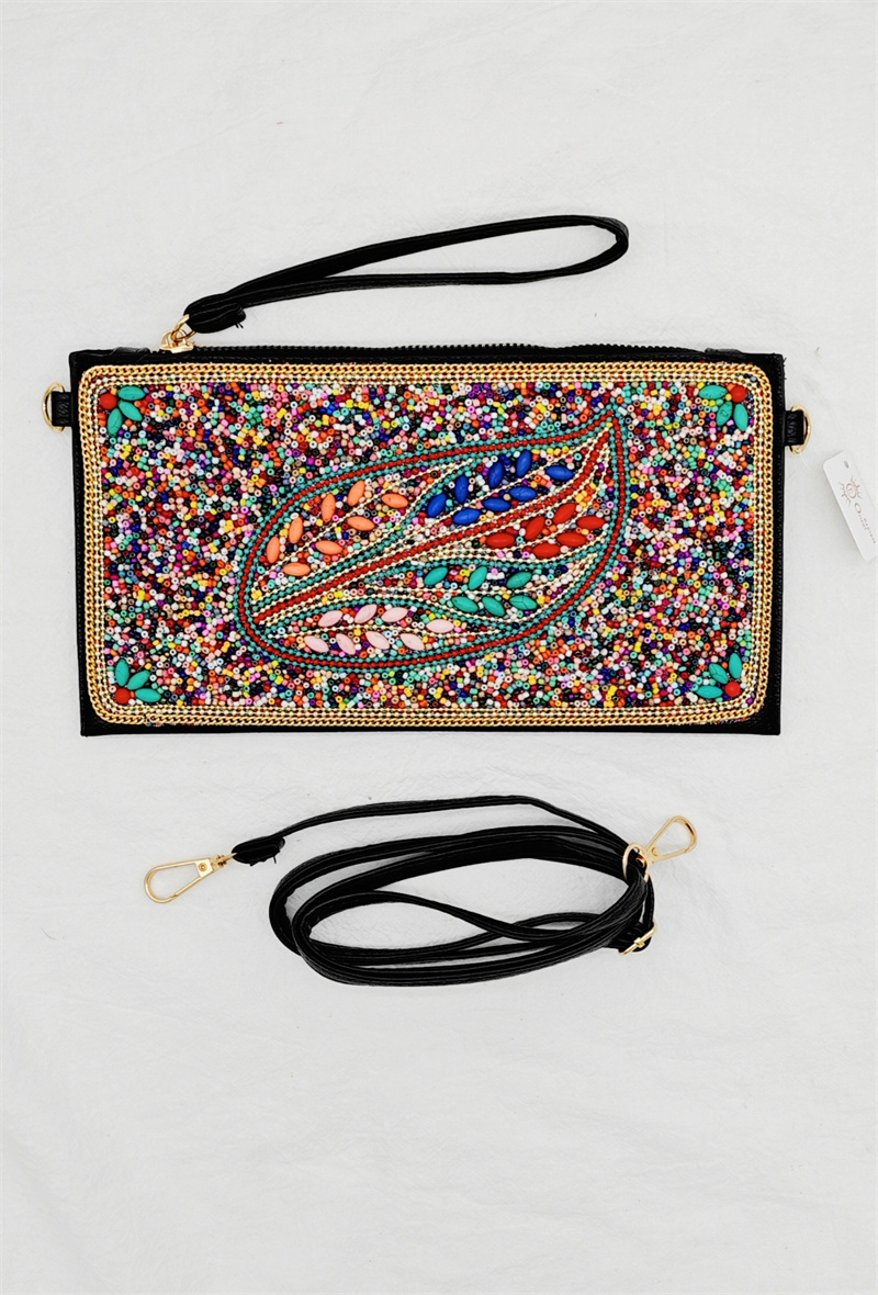 Wholesaler ORIENT&CO - Croco style shiny handbag