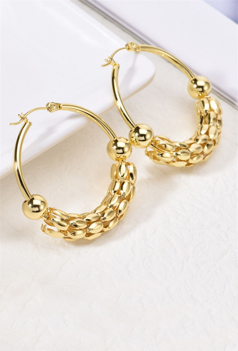 Grossiste ORIENT EXPRESS FIRST - Boucles d'oreilles en acier inoxydable