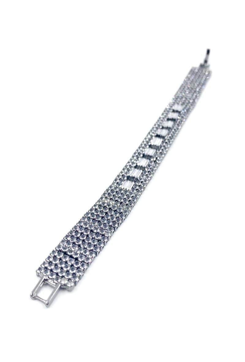 Mayorista ORIENT EXPRESS FIRST - Pulsera de fantasía engastada con cristales de circonio cúbico