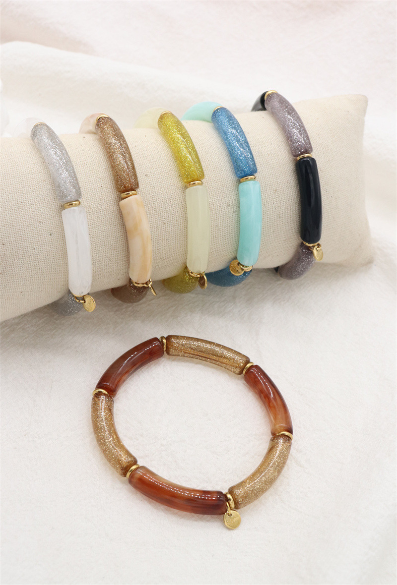 Grossista ORIENT EXPRESS FIRST - Bracciale elastico in resina