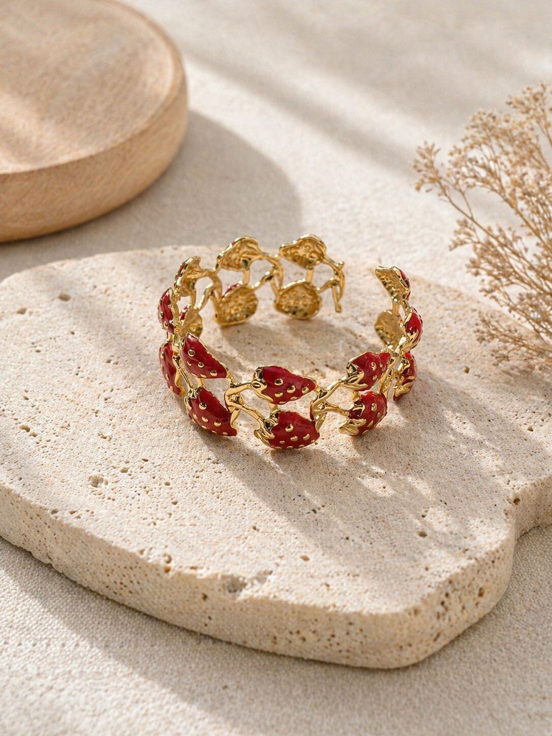 Grossista ORIENT EXPRESS FIRST - BRACCIALE IN ACCIAIO FRAGOLA