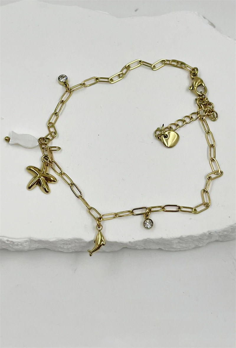 Mayorista ORIENT EXPRESS FIRST - Cadena de tobillo de acero inoxidable Charms