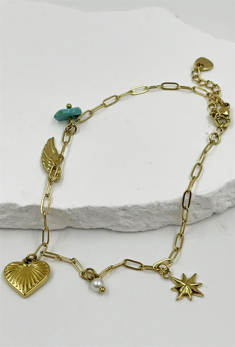 Mayorista ORIENT EXPRESS FIRST - Cadena de tobillo de acero inoxidable Charms