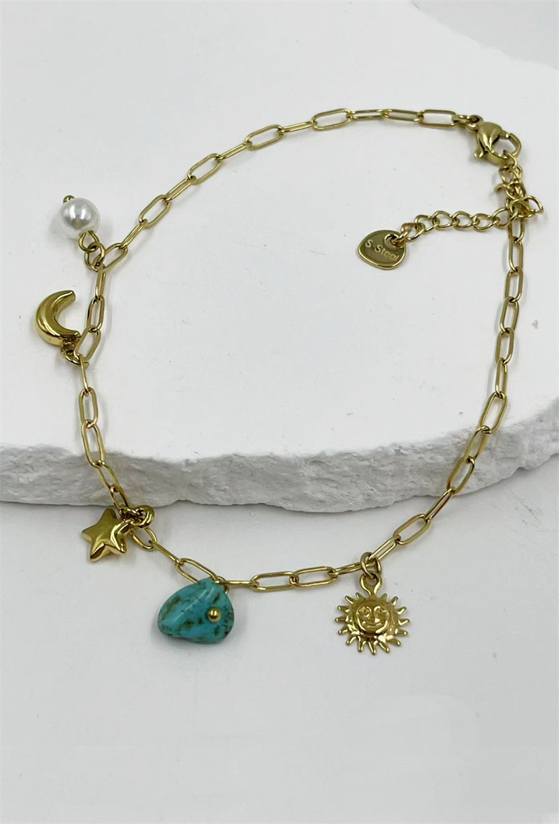 Mayorista ORIENT EXPRESS FIRST - Cadena de tobillo de acero inoxidable Charms