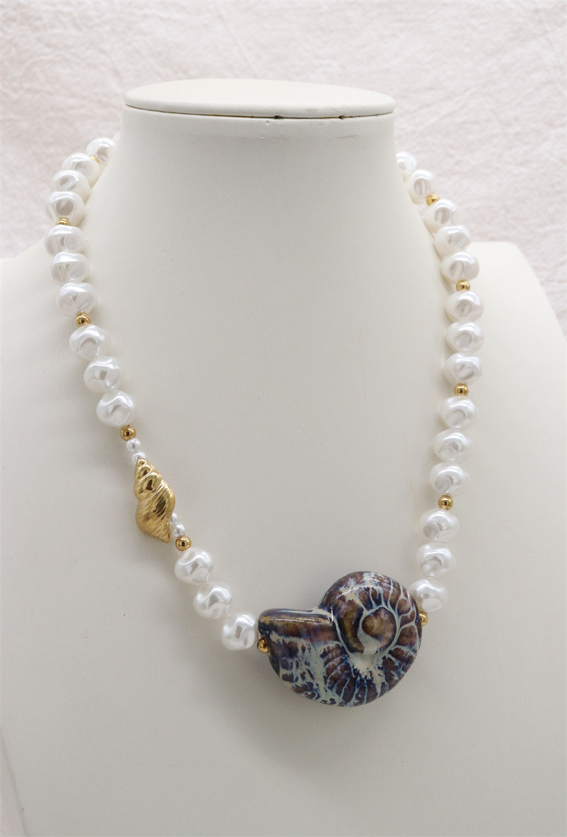 Grossiste ORIENT EXPRESS FIRST - Collier en acier inoxydable Perles