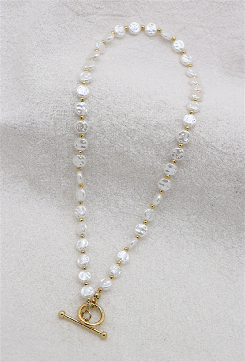 Grossiste ORIENT EXPRESS FIRST - Collier en acier inoxydable Perles