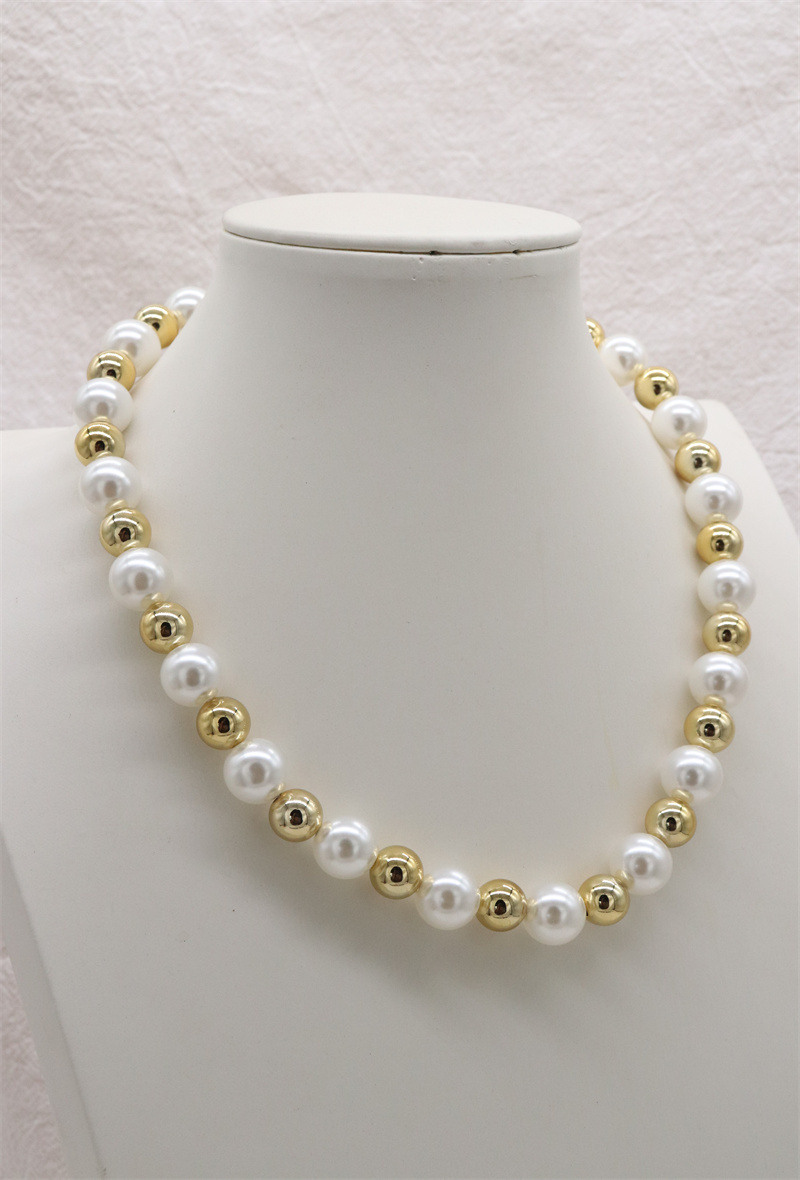 Grossiste ORIENT EXPRESS FIRST - Collier en acier inoxydable Perles