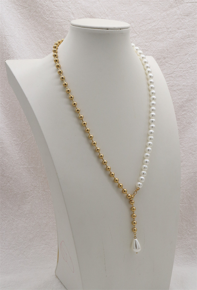 Grossiste ORIENT EXPRESS FIRST - Collier en acier inoxydable Perles