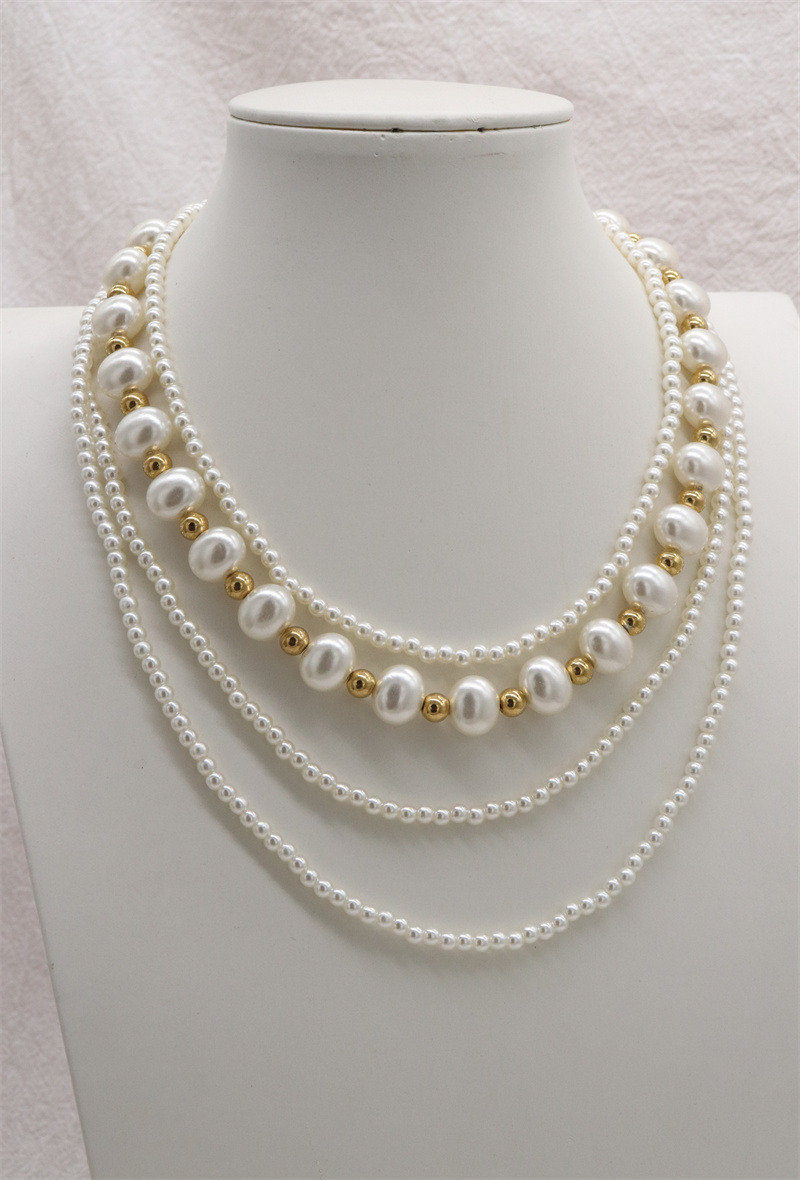 Grossiste ORIENT EXPRESS FIRST - Collier en acier inoxydable Perles