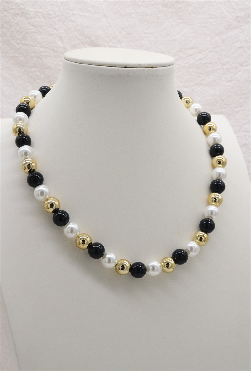 Grossiste ORIENT EXPRESS FIRST - Collier en acier inoxydable Perles