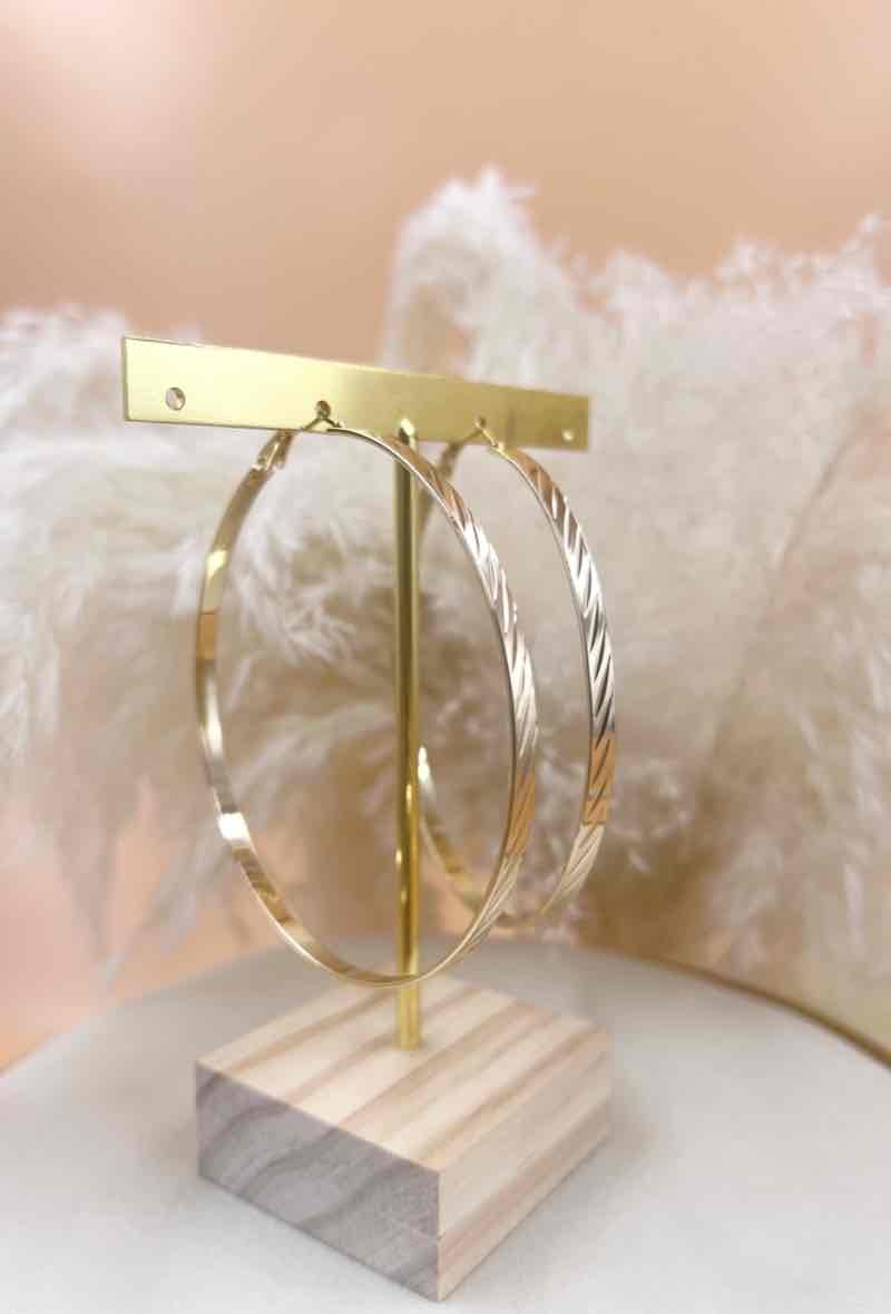 Wholesaler Orient Express - Large hoops 8cm
