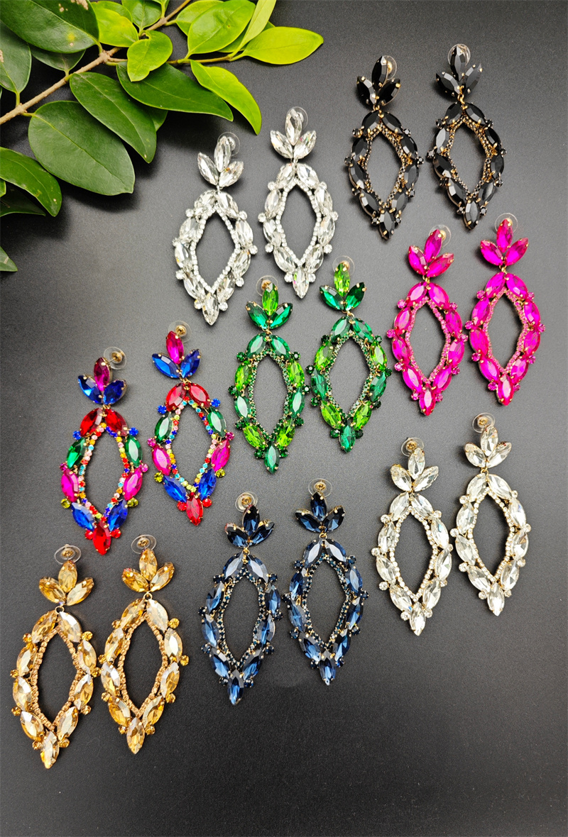 Wholesaler Orient Express - Shiny glass earrings