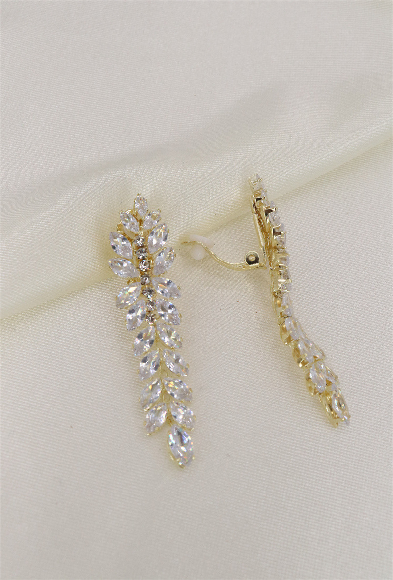 Wholesaler Orient Express - Zircon clip-on earrings