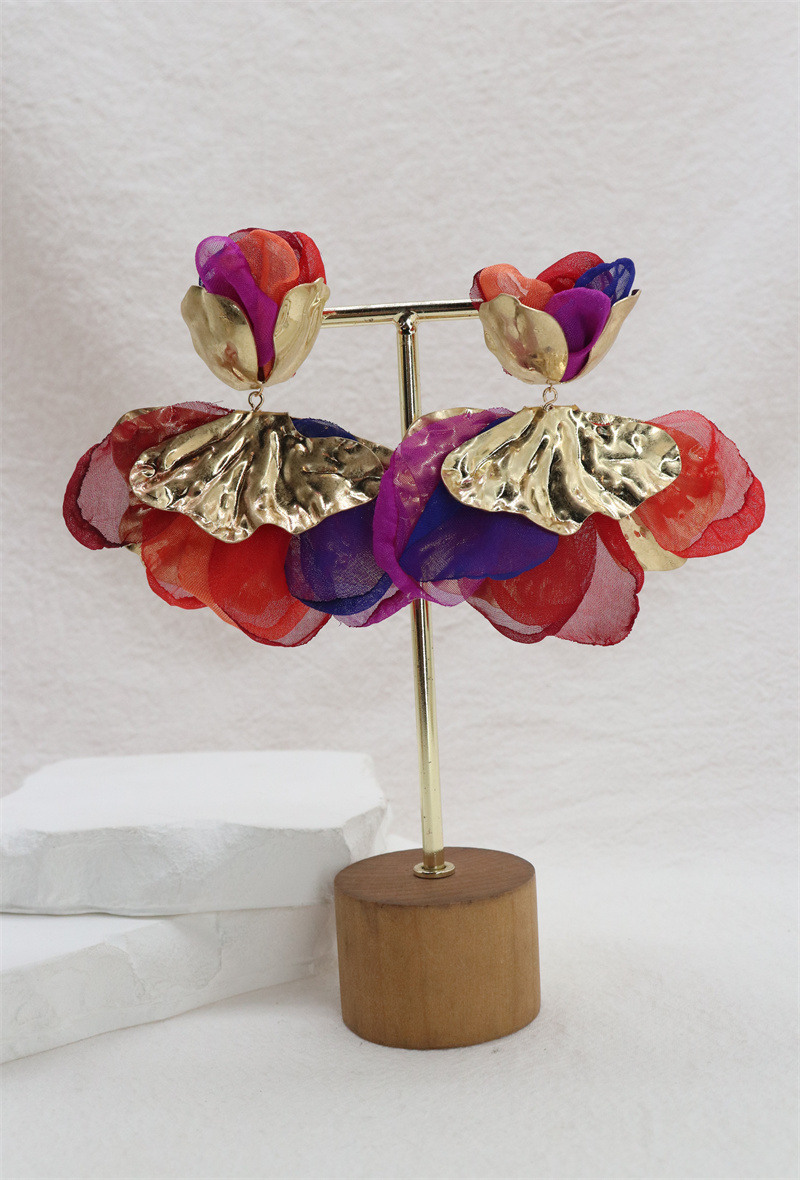 Wholesaler Orient Express - Fabric statement earrings