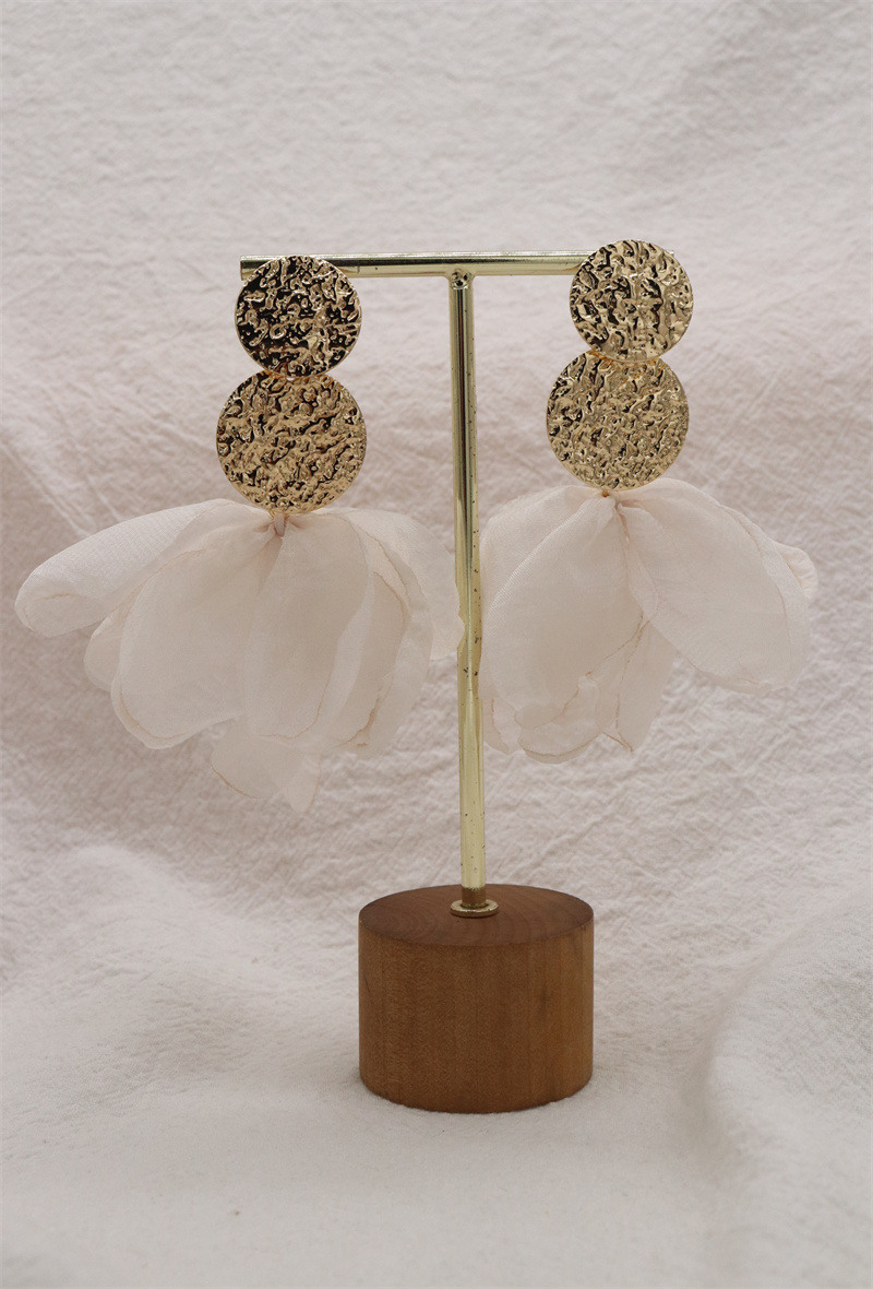 Grossiste Orient Express - Boucle d'oreille fantaisie tissu