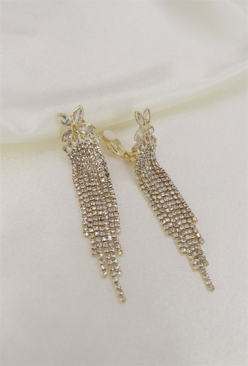 Wholesaler Orient Express - Zircon clip-on earrings