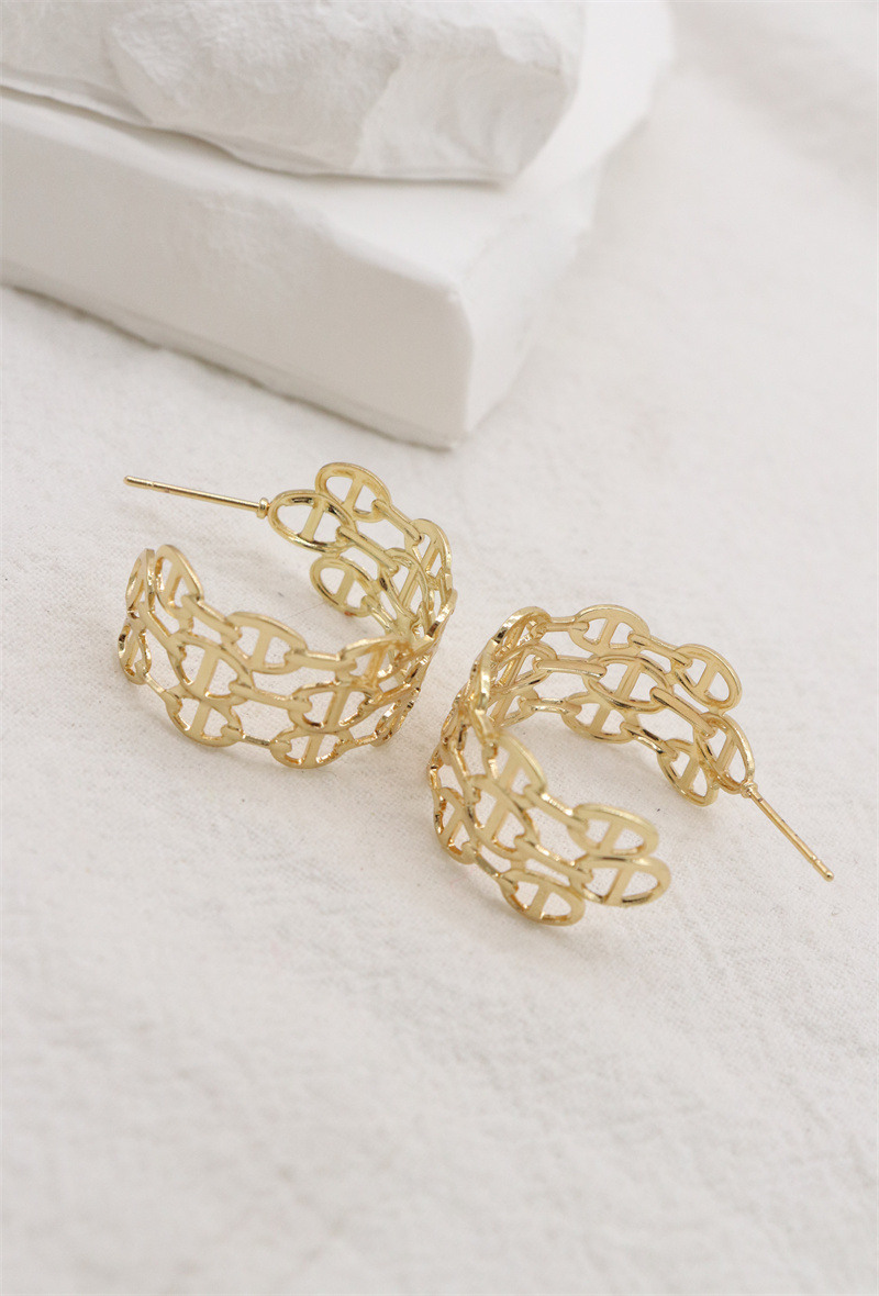 Grossiste Orient Express - Boucles d’oreilles  en métal