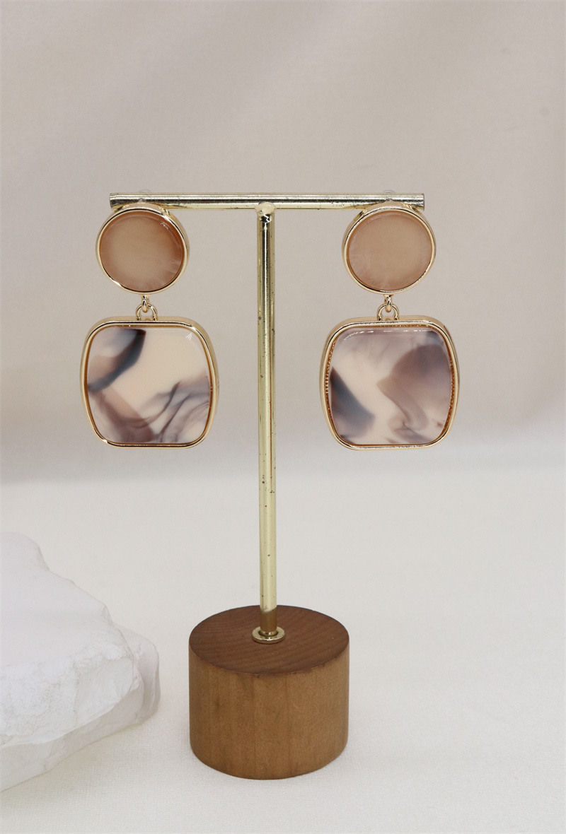 Wholesaler Orient Express - Acetate plate earrings