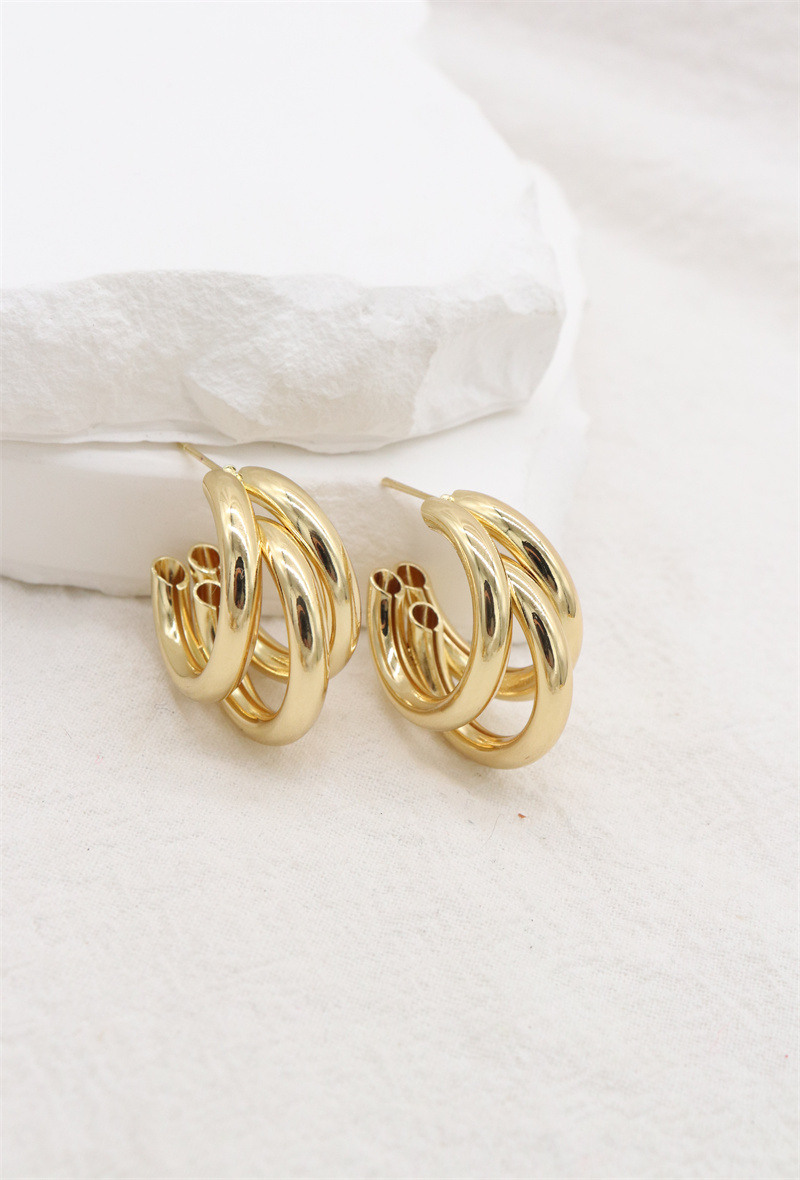 Grossiste Orient Express - Boucles d’oreilles  en métal