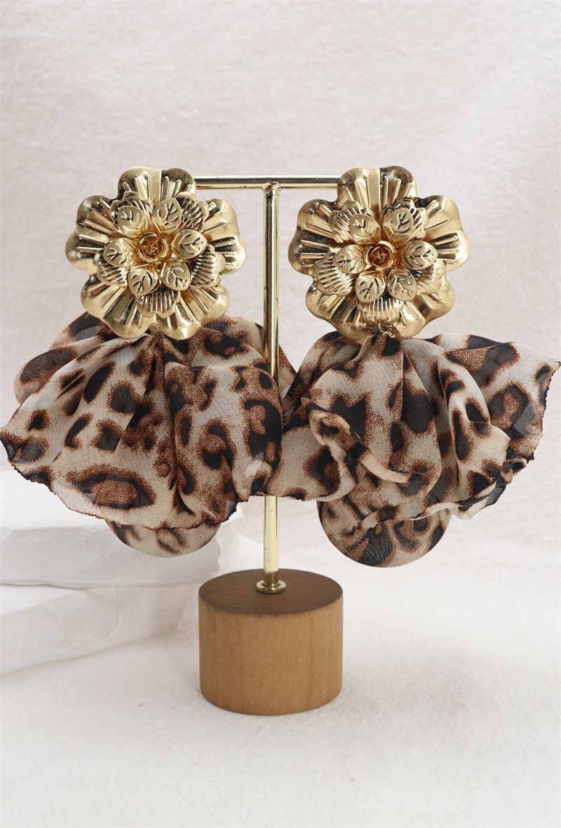 Wholesaler Orient Express - Fabric statement earrings