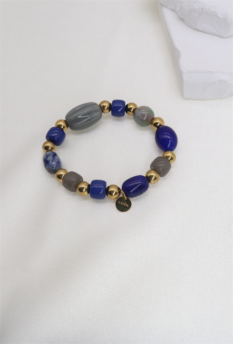 Wholesaler ORIENT EXPRESS FIRST - Resin and stainless steel bracelet