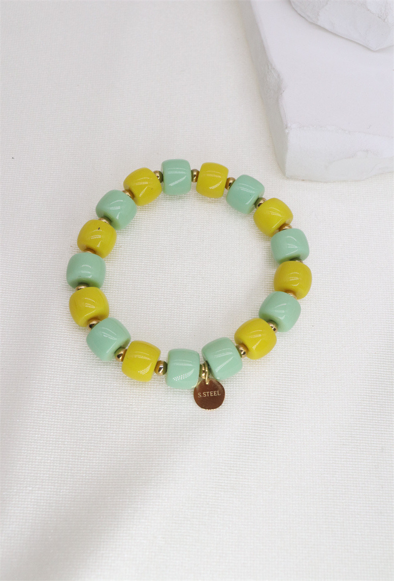 Wholesaler ORIENT EXPRESS FIRST - Resin and stainless steel bracelet