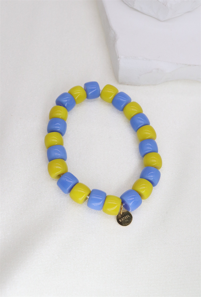 Wholesaler ORIENT EXPRESS FIRST - Resin and stainless steel bracelet