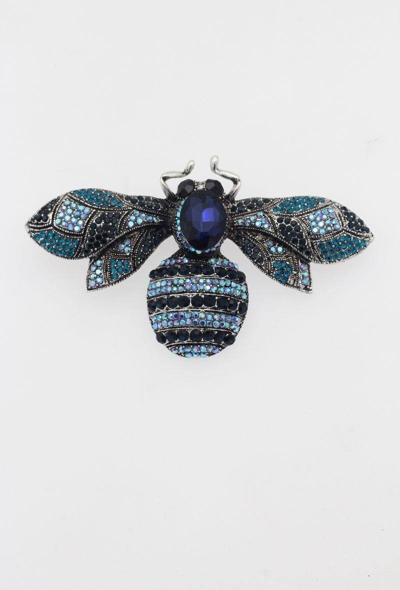 Großhändler Orient Express - Strass-Schmetterlingsbrosche