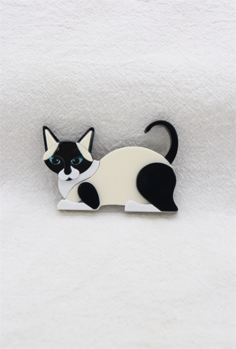 Mayorista Orient Express - Broche de gato de acrílico