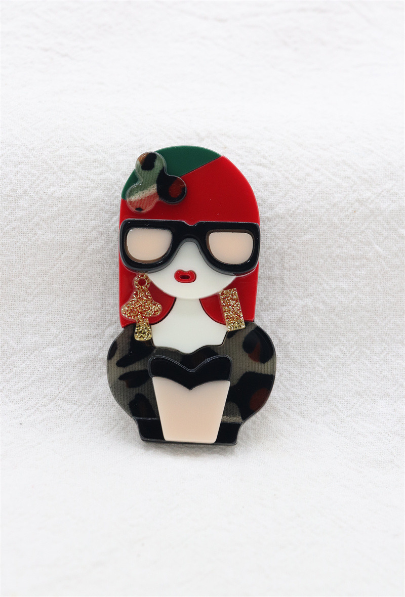 Grossiste Orient Express - Broche en acrylique