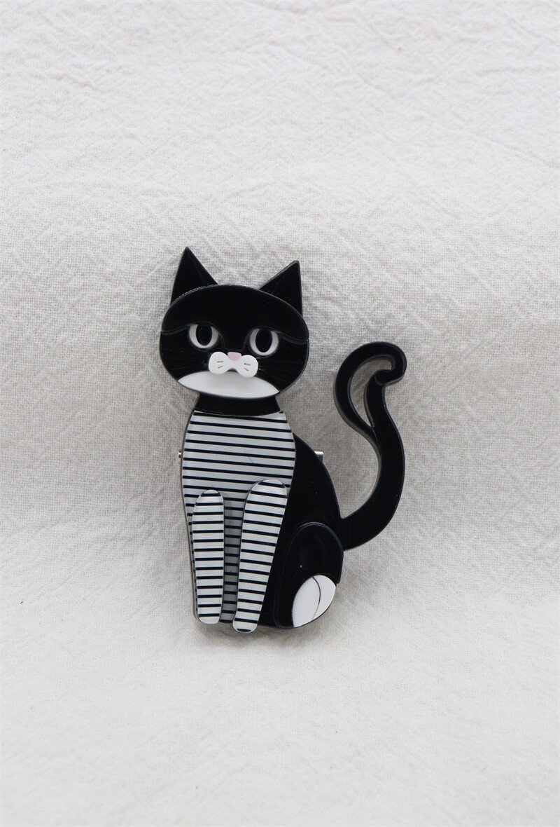 Mayorista Orient Express - Broche de gato de acrílico