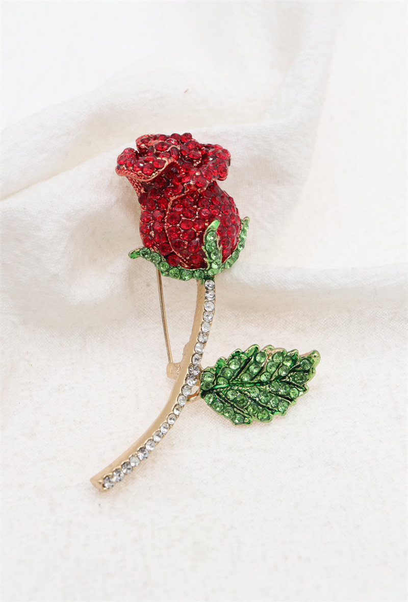 Grossiste Orient Express - Broche  fleurs roses