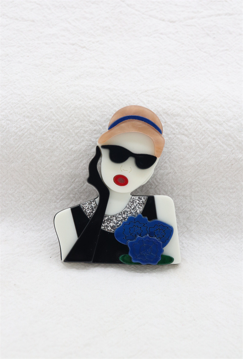 Grossiste Orient Express - Broche en acrylique