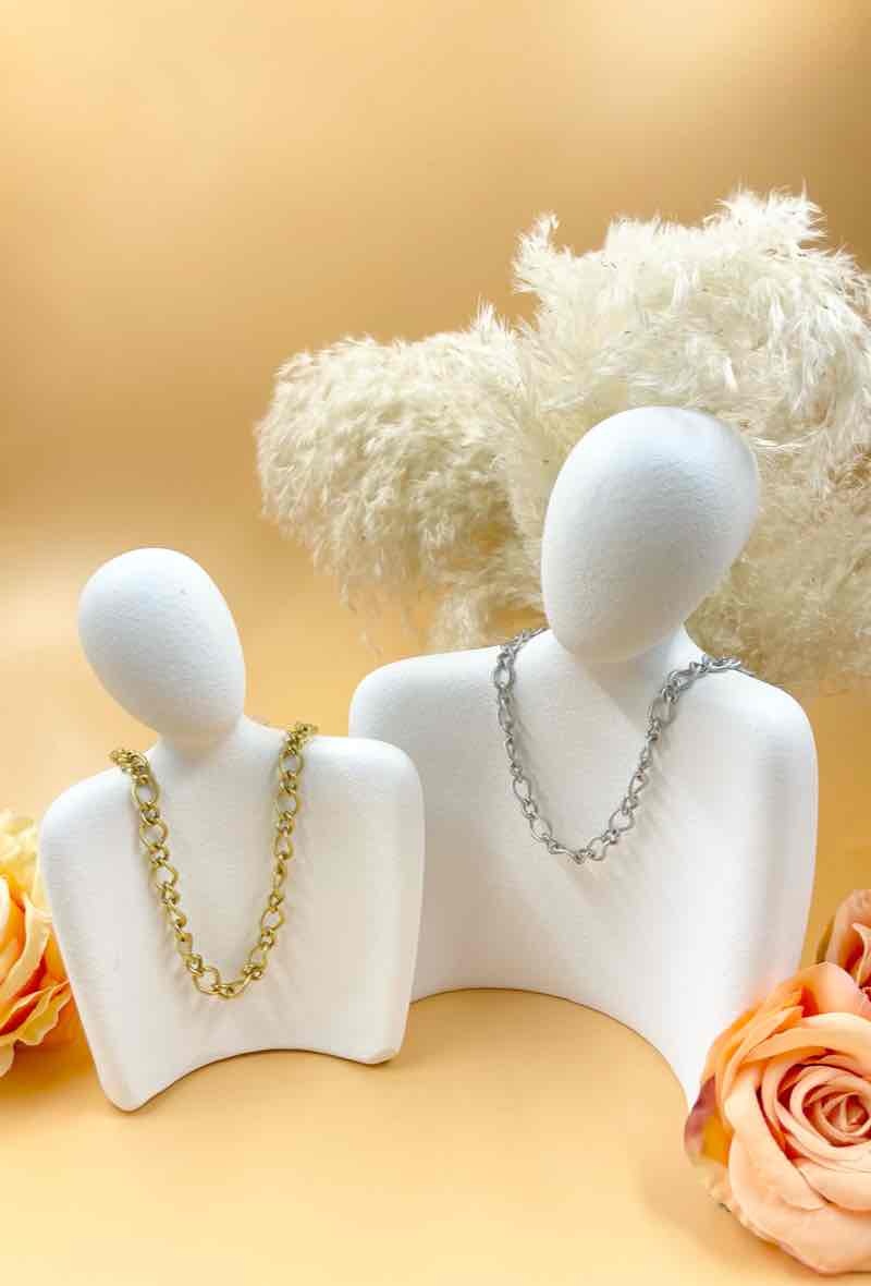 Wholesaler Orient Express - Medium gauge steel chain ​​necklace
