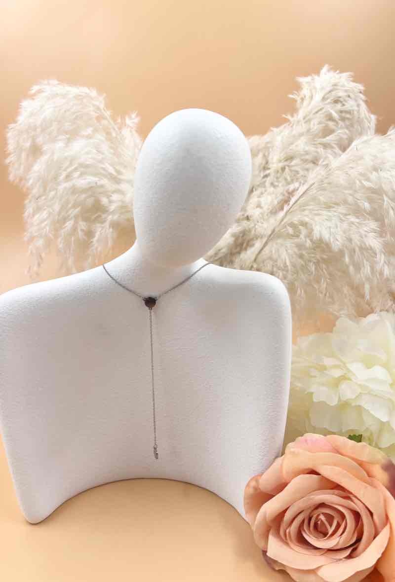 Wholesaler Orient Express - Thin Long Surgical Steel Pendant Necklace