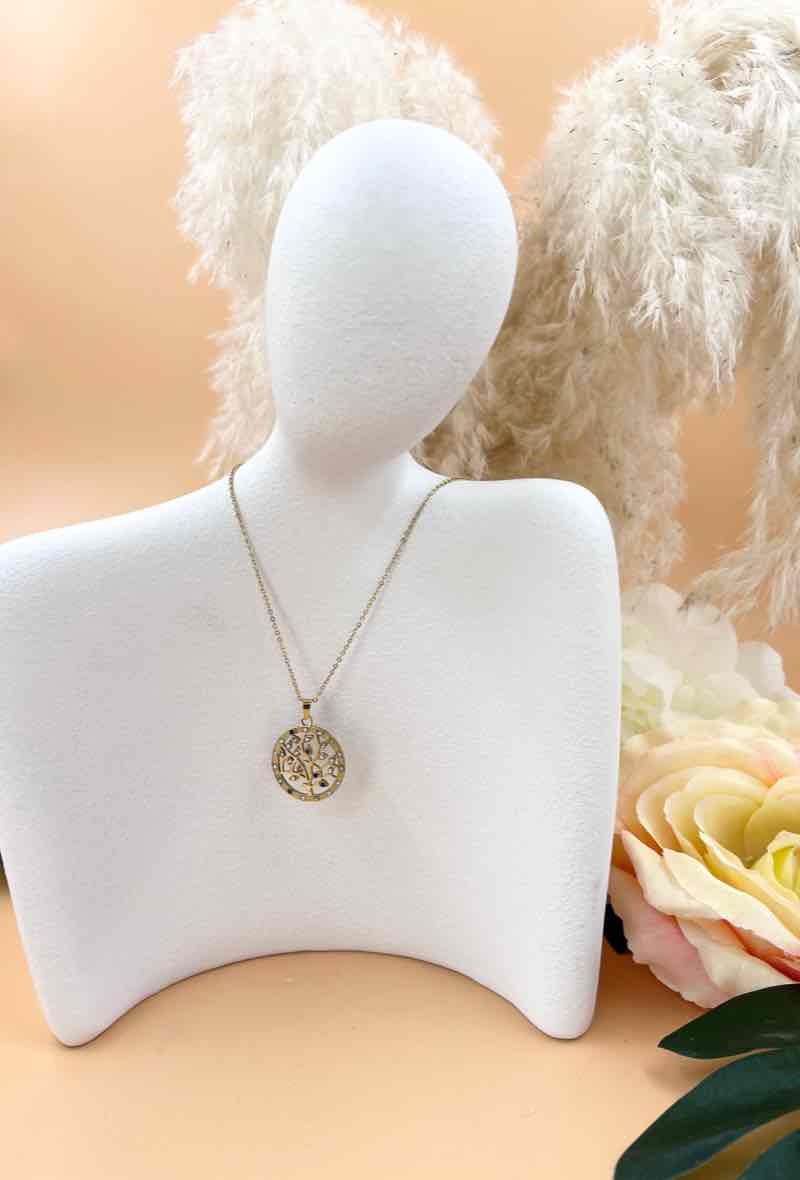 Grossista Orient Express - Collana Pendente Albero Acciaio Chirurgico