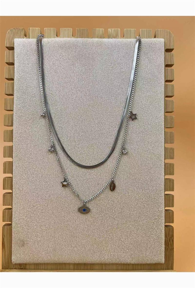 Grossista Orient Express - Collana particolare con ciondolo in acciaio chirurgico