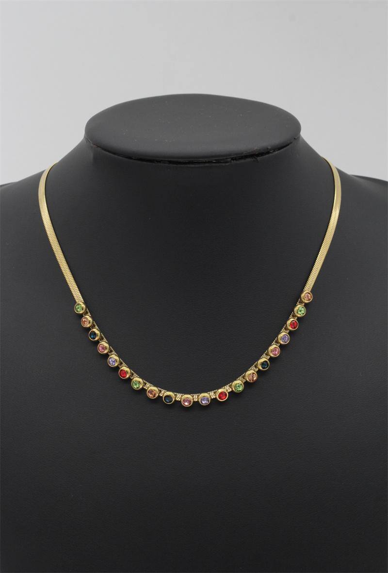 Wholesaler Orient Express - Fancy Surgical Steel Pendant Necklace