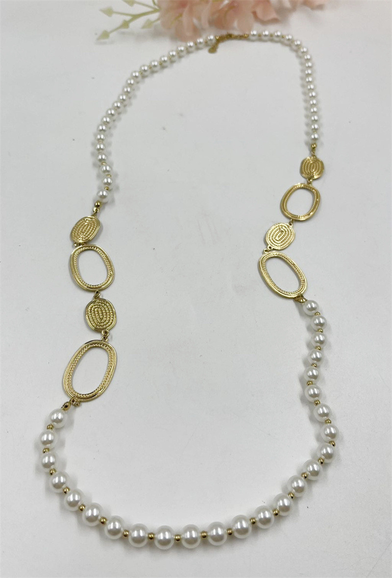 Grossiste ORIENT EXPRESS FIRST - Collier en Acier Inoxydable avec Perles