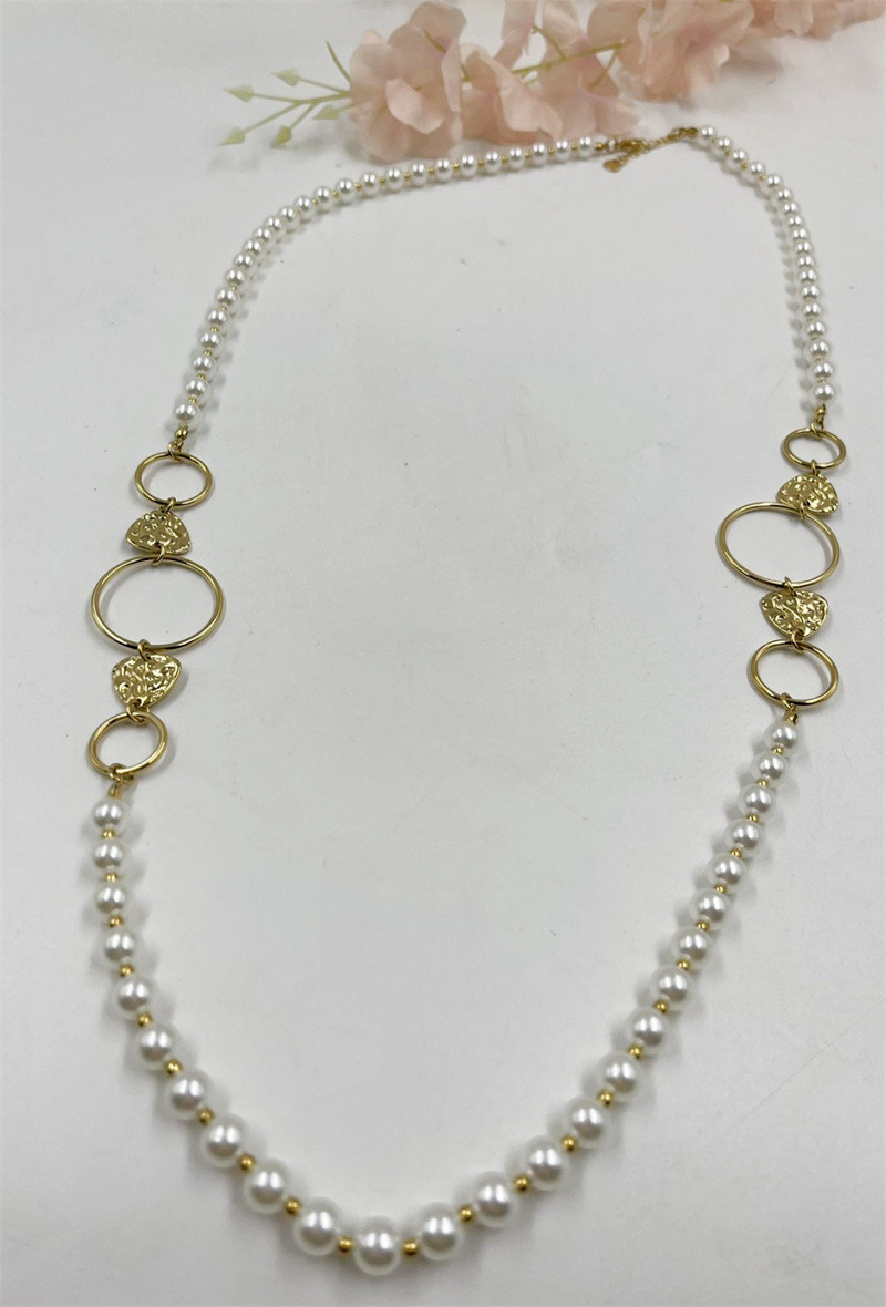 Grossiste ORIENT EXPRESS FIRST - Collier en Acier Inoxydable avec Perles