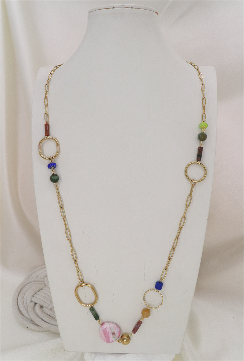 Wholesaler ORIENT EXPRESS FIRST - Stainless steel long necklace
