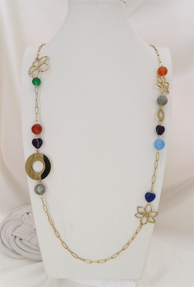 Wholesaler ORIENT EXPRESS FIRST - Stainless steel long necklace