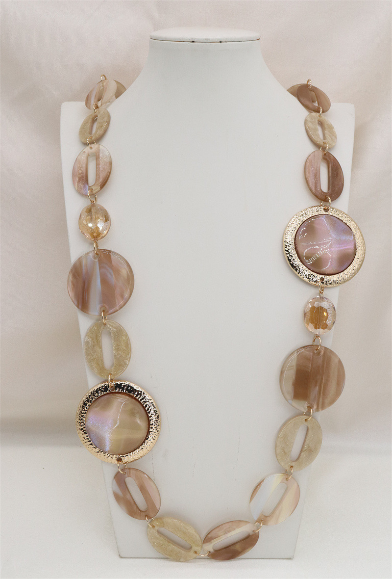 Wholesaler Orient Express - Acetate Plate Necklace