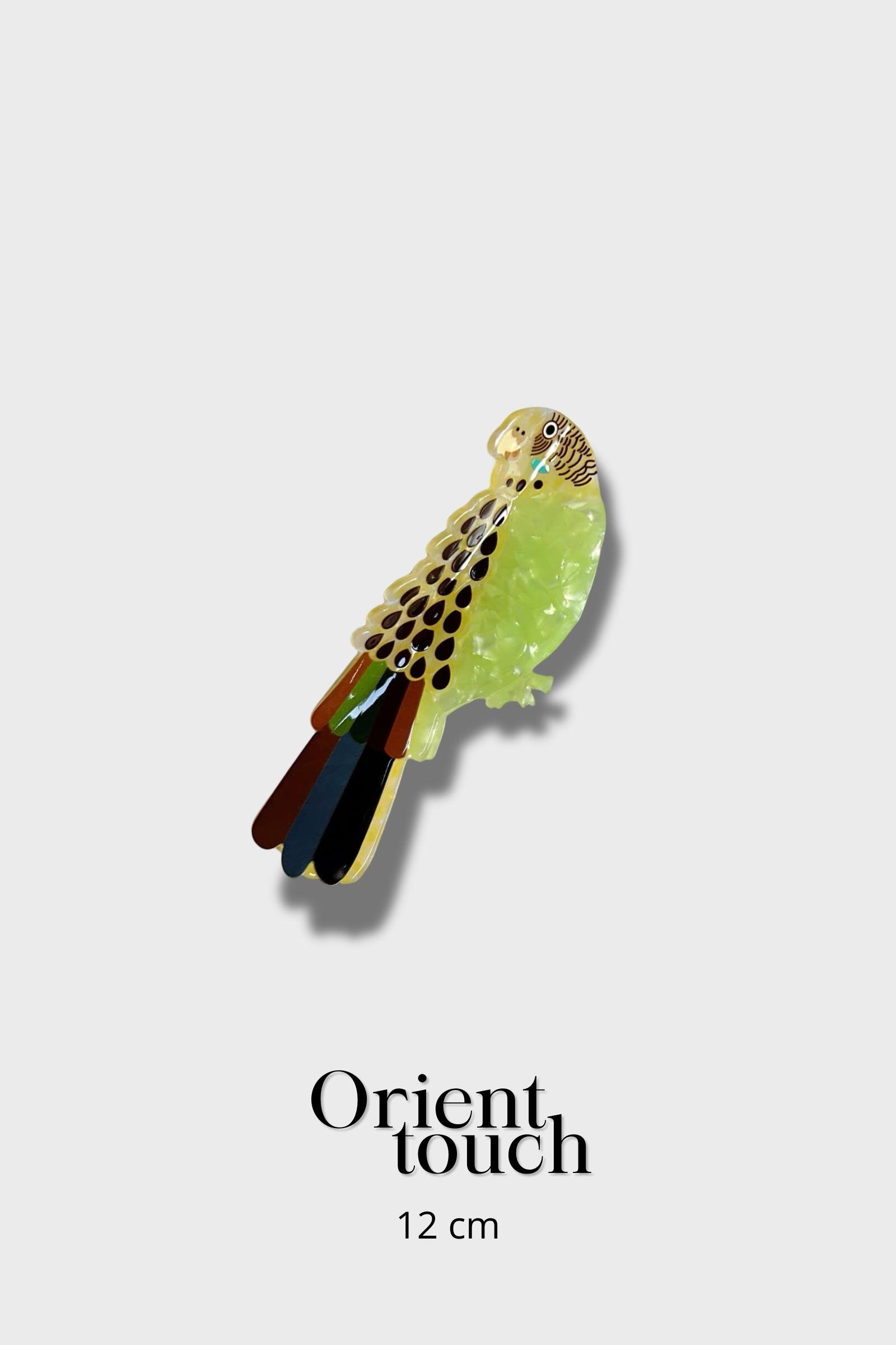 Wholesaler ORIENT TOUCH - 12CM ACETATE BIRD HAIR CLIP
